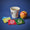 Lot de 6 tasses froissée Revol Petit Déjeuner 33cl